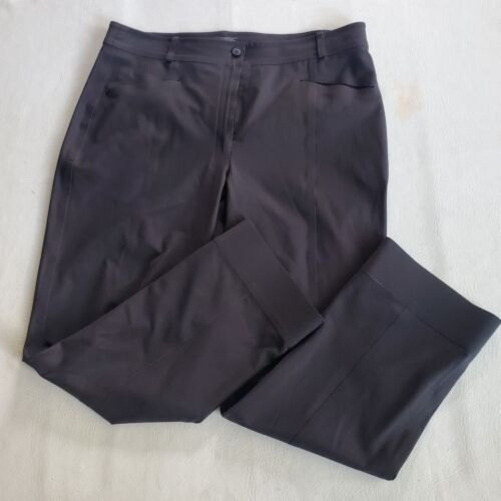 ANNETTE GORTZ 26103 Anges Black Sz 42 Made in USA Straight Leg